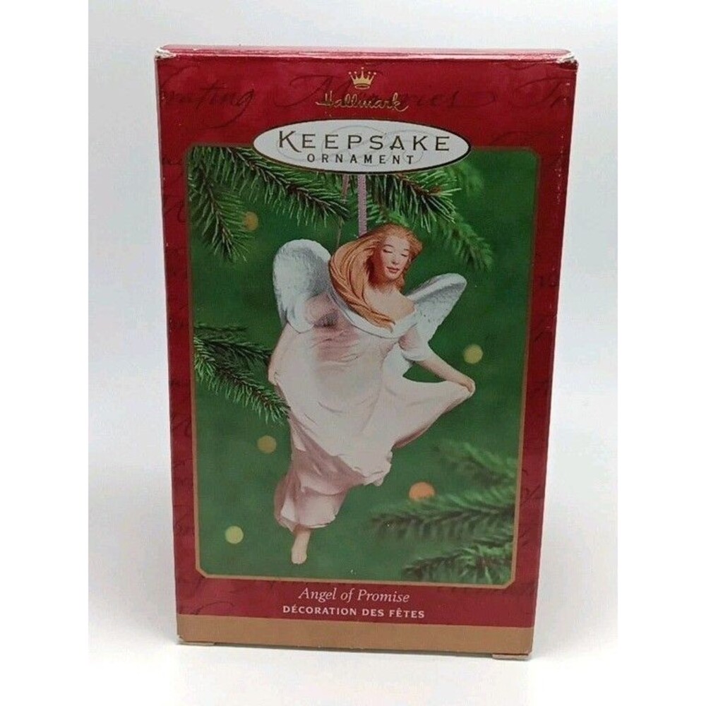 Hallmark Keepsake Ornament "Angel of Promise" Made of Fine Porcelain Dated 2000